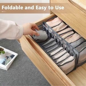 Panty Organizer, Drawer Closet Storage Divider For Tie, Lingerie, Socks